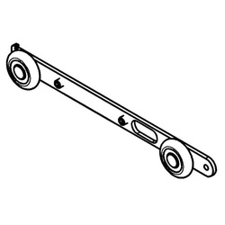 BR-SYSTEMS Lock and Strap for Wagon with Wheel Plate Bike Lift