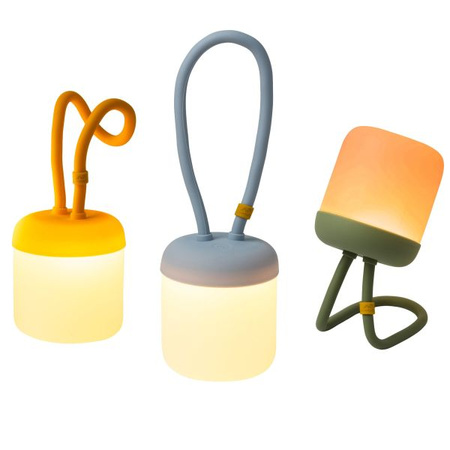 Silicone Camping Lantern Floppy, orange