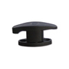 Black stable doorstop