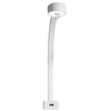 Stylowa lampa LED z USB do kampera gęsia szyja Fawo F biała