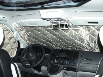 Thermal insulation for the cab of Citroen Jumpy / Fiat Scudo / Peugeot Expert 2006-2016 - Carbest Isoflex 9-layer thermal mats, 3 pieces