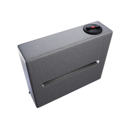 Prostokątny pionowy pojemnik do kampera 400 l UHPLAST marmurowy