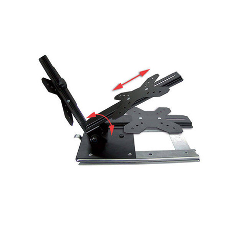 Horizontal pull-out LCD TV stand