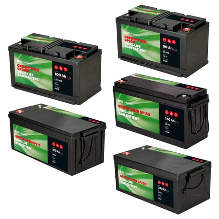 Akumulator AGM GREENPOWER 90Ah 12V Typ GP 90B