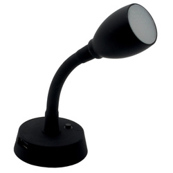 Dimatec Jolly Flexi - lampka do czytania LED z USB-A, czarna