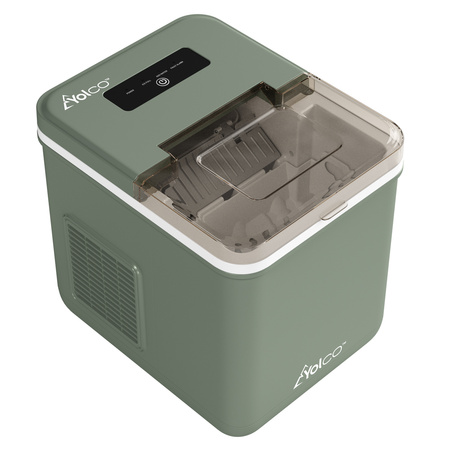 Yolco kostkarka do lodu ICM1 12/24 V i 120-240 V, 10 kg/dobę, pistacjowa
