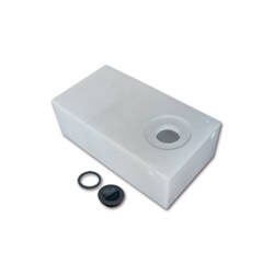 Zbiornik wody pitnej 95 l z polietylenu - 45 x 75 x 28 cm