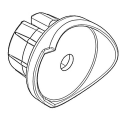 BR-SYSTEMS Zaślepka rury poprzecznej Wyciąg rowerowy 20g