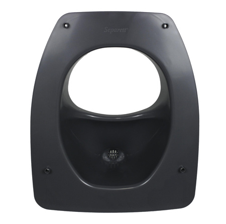 Urine separator insert Separett Privy 501 with toilet seat, blue