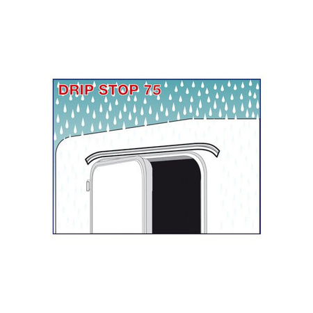 Fiamma Drip Stop elastyczna rynna deszczowa biała - 75 cm