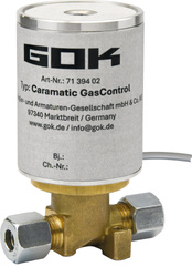 GOK Caramatic GasControl - elektrozawór gazowy, zdalny wyłącznik gazu 12/24 V, RVS 8 x RVS 8, 71 394 02