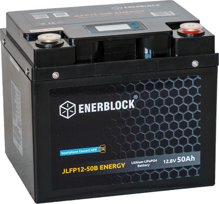50AH Battery LITHIUM ENERGY LiFePO4 ENERBLOCK 12.8V