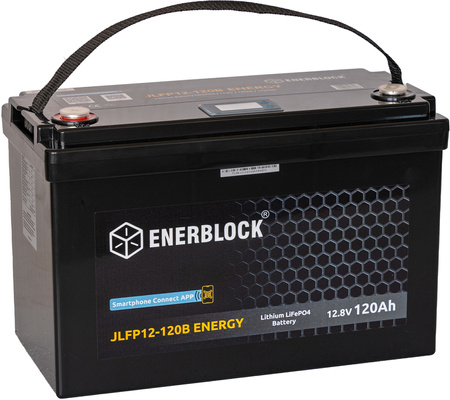 120AH Battery LITHIUM ENERGY LiFePO4 ENERBLOCK 12.8V