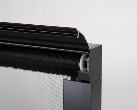 UniFrame rama okienna z roletą i moskitierą czarna RM37849