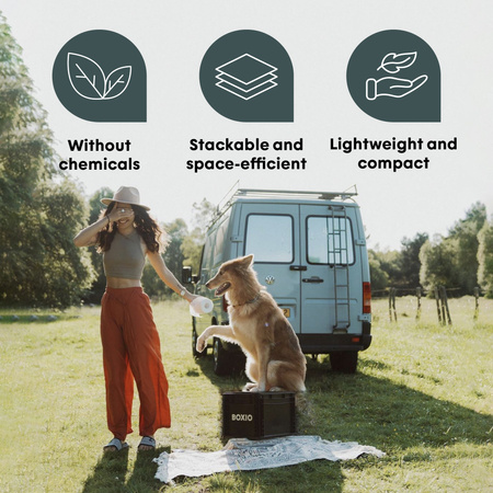 BOXIO TOILET PLUS - toaleta separacyjna Eurobox z zestawem startowym