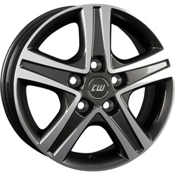 Borbet CWD 6x16" Fiat Ducato X250/X290 Otwór 118mm Mistral Antracyt Polerowany