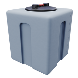 Prostokątny pojemnik na płyny 60 l do transportu UHPLAST szary