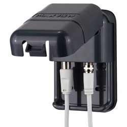 Zewnętrzne gniazdo satelitarne Maxview podwójne antracyt