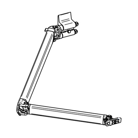 Thule ramię przegubowe prawe 1500603088 do markizy Omnistor 5200 - wysięg 2,00 m, długość 2,60 m