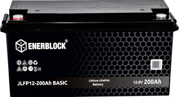 200AH LITHIUM BASIC LiFePO4 ENERBLOCK 12.8V battery