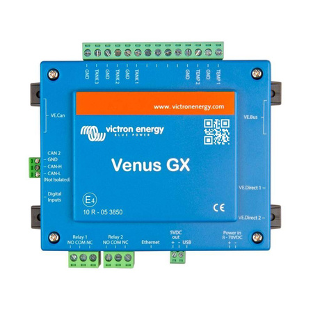 Victron Venus GX centrum komunikacji i monitoringu systemu, WiFi, Ethernet, VRM