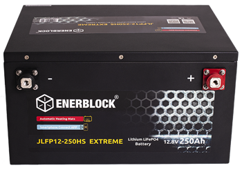 250AH Battery LITHIUM LiFePO4 ENERBLOCK 12.8V