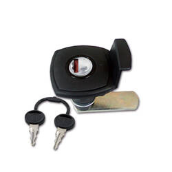 Lock 1048 black with key pair