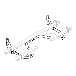 Rail Bracket Thule Caravan Superb XT, Black