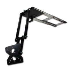 Sufitowy stojak na telewizor z podwójnym ramieniem