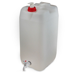 Umywalka plenerowa - 30 l kanister z kranem i dozownikiem do mydła
