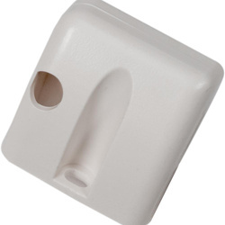 Wspornik bez dodatkowego mocowania, lewy, do rolet Remiflair, jasnoszary