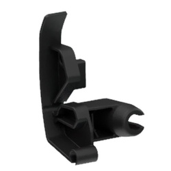 Lead Bar End Cap Black for F43van, left-hand