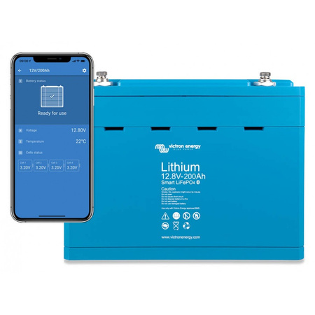 Victron akumulator LiFePO4 12,8V/200Ah Smart (2560 Wh) z Bluetooth