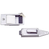 HABA MC 400 metal door lock for motorhomes and caravans - with inner lock and base plate, cut-out 135 x 63 mm, left-hand door