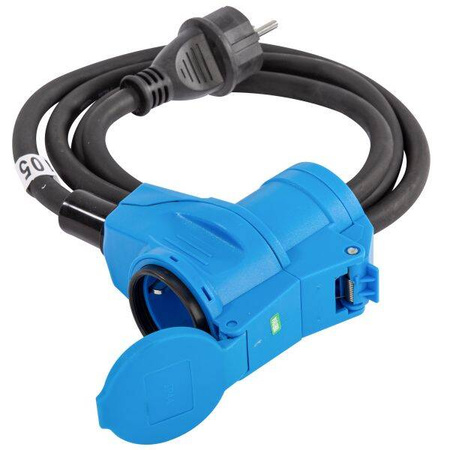 AS Schwabe Adapter Schuko na CEE 16 A - przewód 1,5 m, IP44