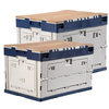 Foldable transport box