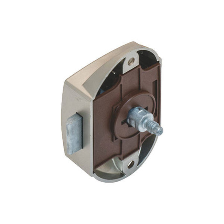 Jednostronny, niklowany zamek typu Push-Lock