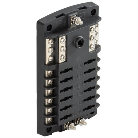 Skrzynka bezpieczników 12 sztuk ST ATO® z listwą uziemiającą