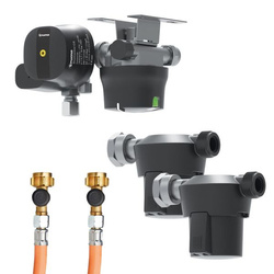 Reduktor Truma DuoControl CS 30 mbar poziomy z filtrami i wężami