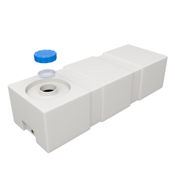 Pojemnik na płyny do kampera 120 l UHPLAST biały