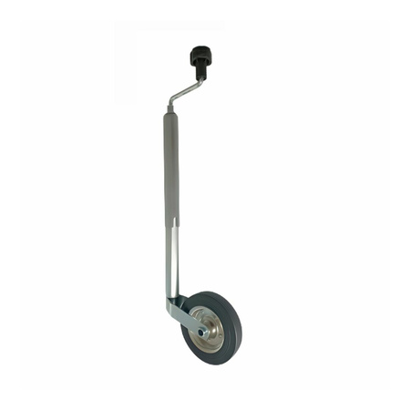 Koło podporowe z pełnej gumy 200 x 50 mm na obejmę fi 48mm, maks. 150 kg