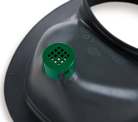 Composting toilet insert (grey) & toilet seat TROBOLO