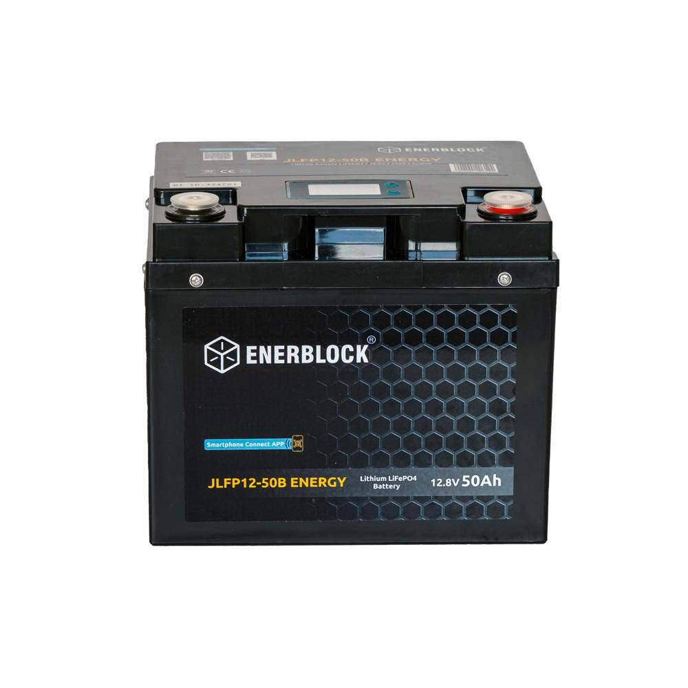 Akumulatory Enerblock LiFePO4 LITHIUM ENERGY Seria JLFP 12,8V, 50AH