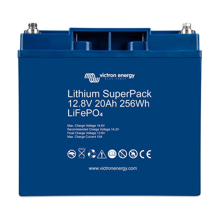 Victron Lithium SuperPack 12,8V/20Ah (M5) akumulator LiFePO4 z wbudowanym BMS