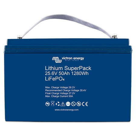 Victron Lithium SuperPack 25,6V/50Ah (M8) akumulator LiFePO4 z wbudowanym BMS