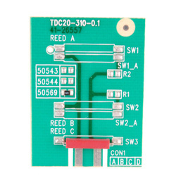 Płytka kontaktronu wskaźnika poziomu Thetford 50713 do toalet C250 S, C250 CS, C250 CWE - wersja one switch