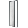 Pleated Fly Screen Door, 1750 mm, black
