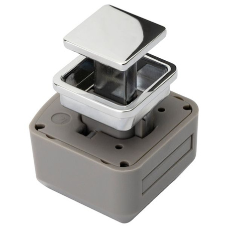 Zamek wciskany Confurn R-EVOLUTION Square CV chrom