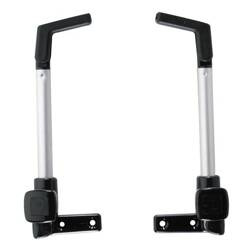 Polyplastic Polyfix window stay 140 mm, right-hand, 25 mm mounting hole, continuously adjustable