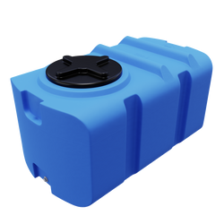 Prostokątny pojemnik 300 l UHPLAST niebieski